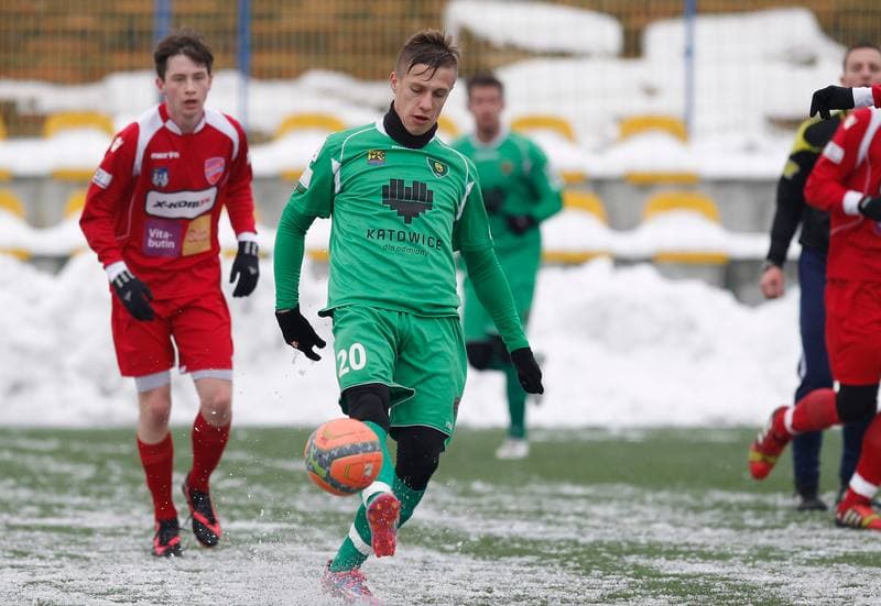 Football. Friendly Match. GKS Katowice - Rakow Czestochowa. 28.01.2015