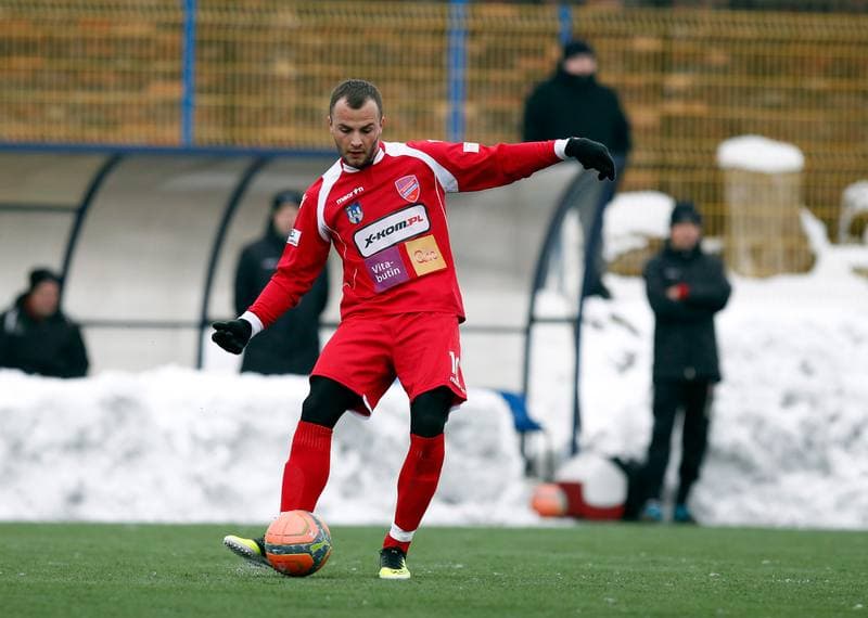 Football. Friendly Match. GKS Katowice - Rakow Czestochowa. 28.01.2015