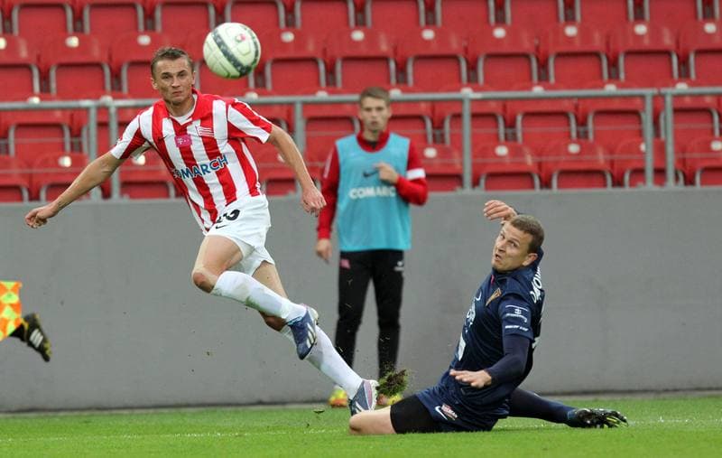 Football. T-Mobile Ekstraklasa. Cracovia Krakow - Pogon Szczecin. 28.09.2013