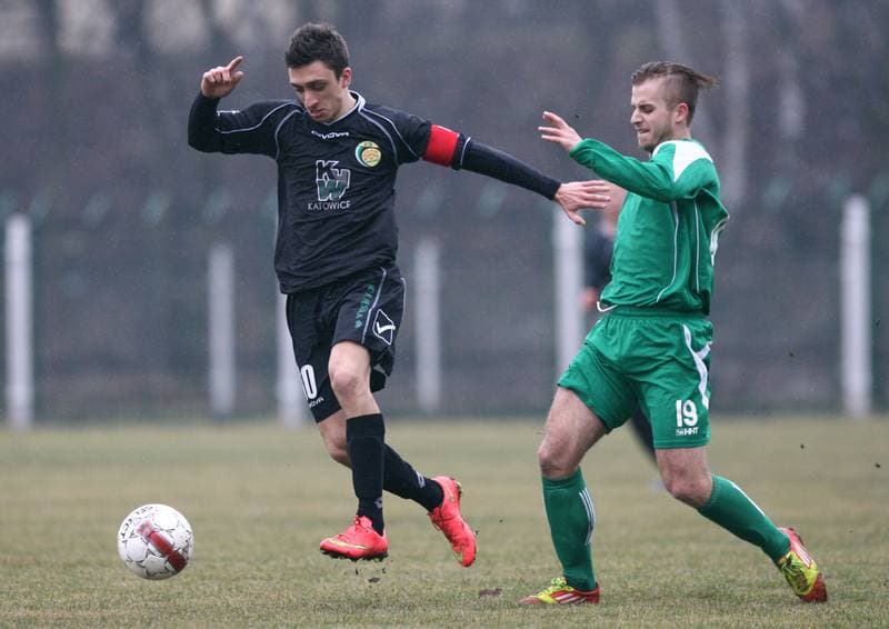 Football. III Liga. Grunwald Ruda Slaska - Gornik Wesola. 14.03.2015