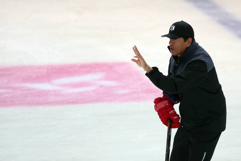 Ice Hockey. Poland national team. Training. 27.09.2017