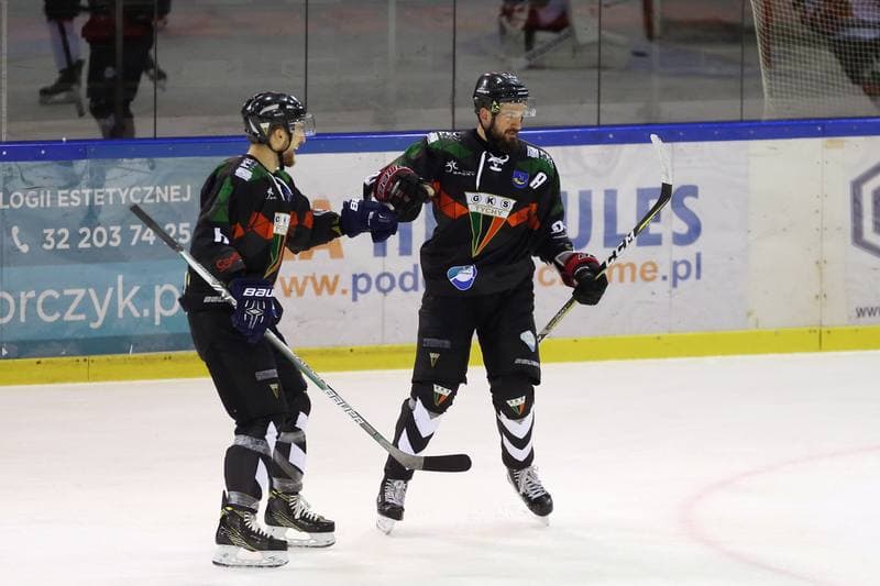 Ice Hockey. Polska Hokej Liga. Naprzod Janow - GKS Tychy. 15.10.2017
