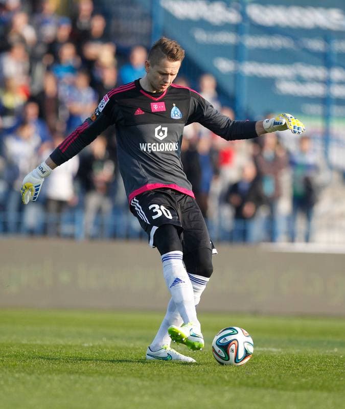 Football. T-Mobile Ekstraklasa. Ruch Chorzow - Cracovia Krakow. 10.04.2015