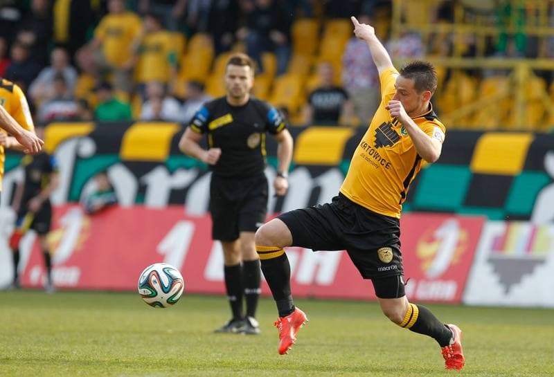 Football. I Liga. GKS Katowice - Bytovia Bytow. 11.04.2015