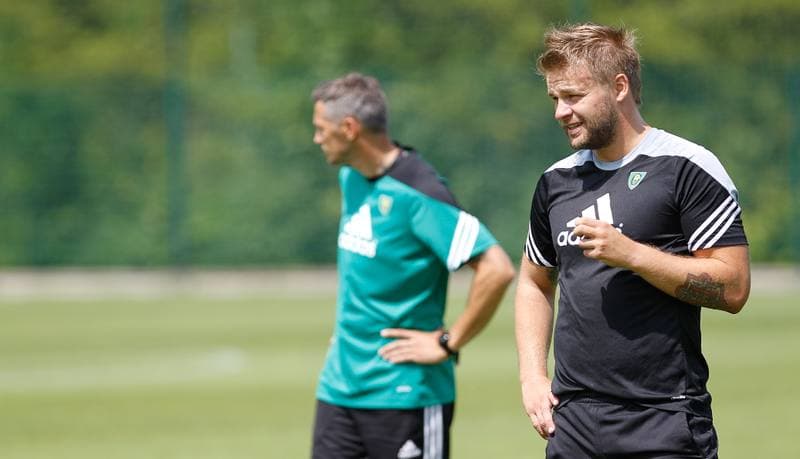 Football. GKS Katowice. Training. 29.06.2015