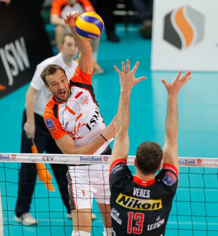 Volleyball. CEV Champions League. Jastrzebski Wegiel - Asseco Resovia Rzeszow. 05.02.2014