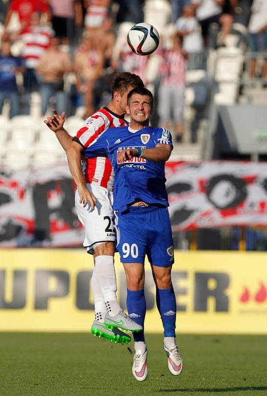 Football. T-Mobile Ekstraklasa. Cracovia Krakow - Piast Gliwice. 13.03.2015