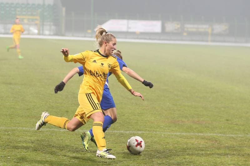 Football. Women's Polish Cup. GKS Katowice - AZS Wroclaw. 29.11.2017