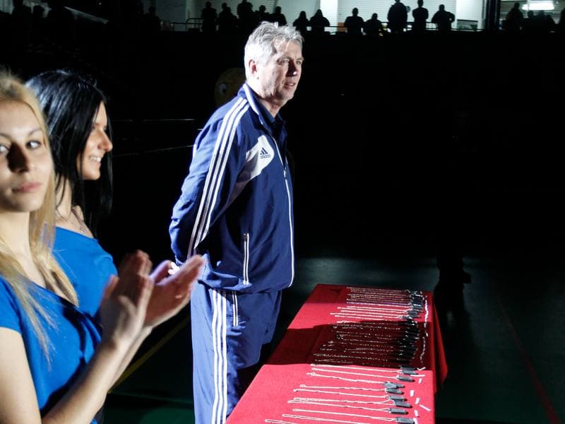 Football. Ruch Chorzow. Team Presentation. 09.02.2015
