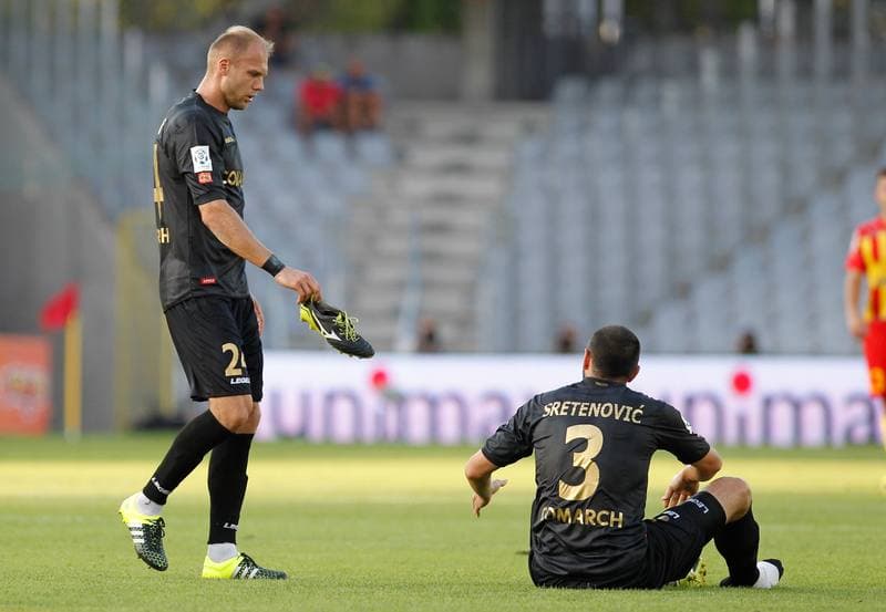Football. PKO BP Ekstraklasa. Korona Kielce - Cracovia Krakow. 14.08.2015
