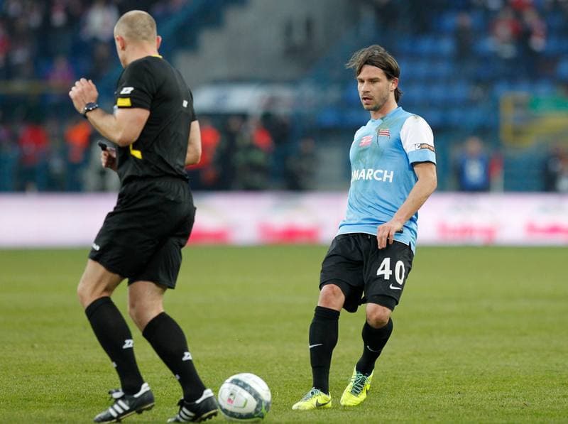 Football. T-Mobile Ekstraklasa. Wisla Krakow - Cracovia Krakow. 23.02.2014