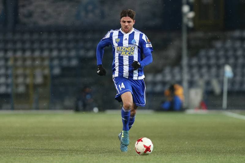 Football. Nice I Liga. Ruch Chorzow - Podbeskidzie Bielsko-Biala. 17.03.2018