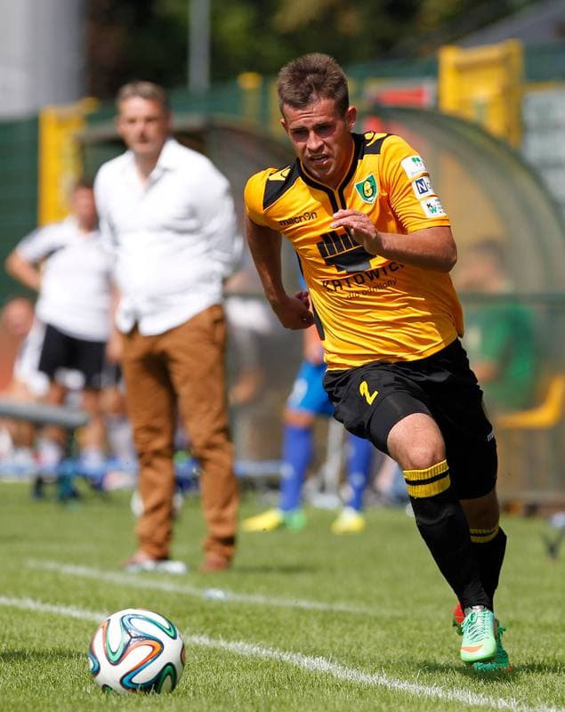 Football. I Liga. Miedz Legnica - GKS Katowice. 10.08.2014