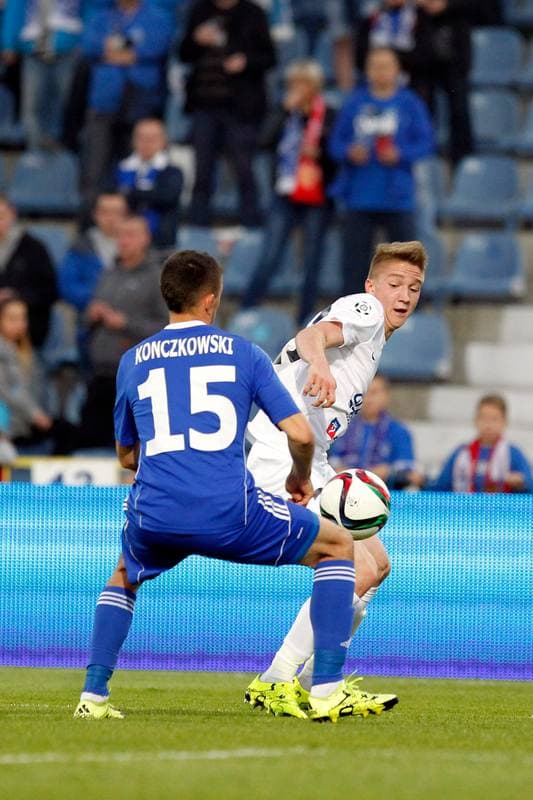 Football. PKO BP Ekstraklasa. Ruch Chorzow - Pogon Szczecin. 02.10.2015
