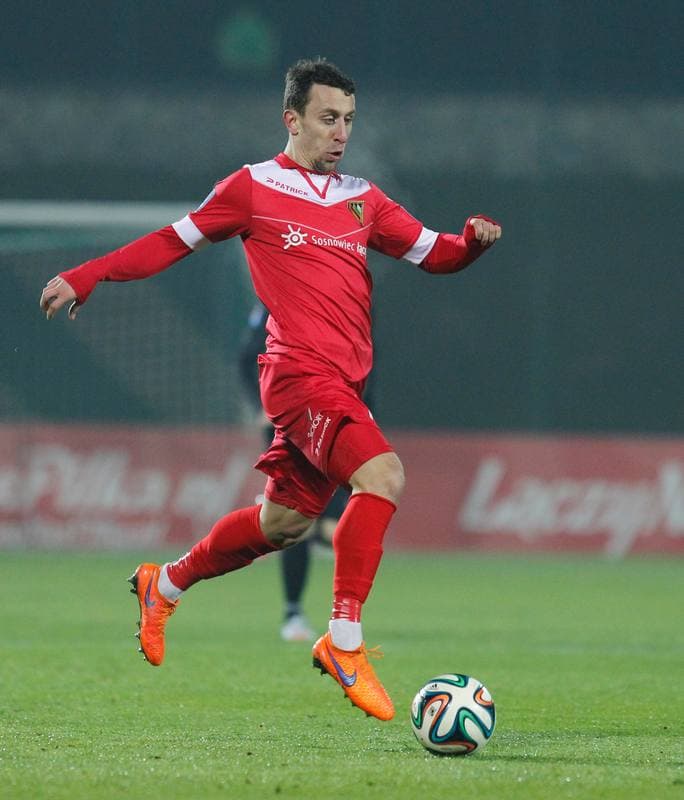 Football. Polish Cup. Zaglebie Sosnowiec - Cracovia Krakow. 27.10.2015