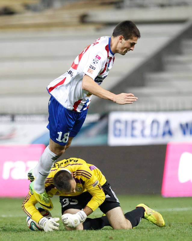 Football. PKO BP Ekstraklasa. Podbeskidzie Bielsko Biala - Slask Wroclaw. 21.12.2015