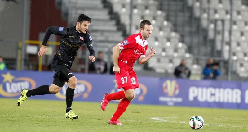 Football. Polish Cup. Cracovia Krakow - Zaglebie Sosnowiec. 19.11.2015