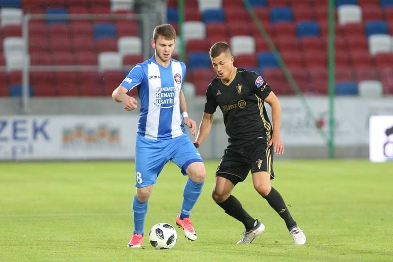 Football. UEFA Europa League. Gornik Zabrze - Zaria Balti. 12.07.2018