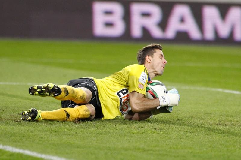 Football. PKO BP Ekstraklasa. Piast Gliwice - Lech Poznan. 20.12.2015