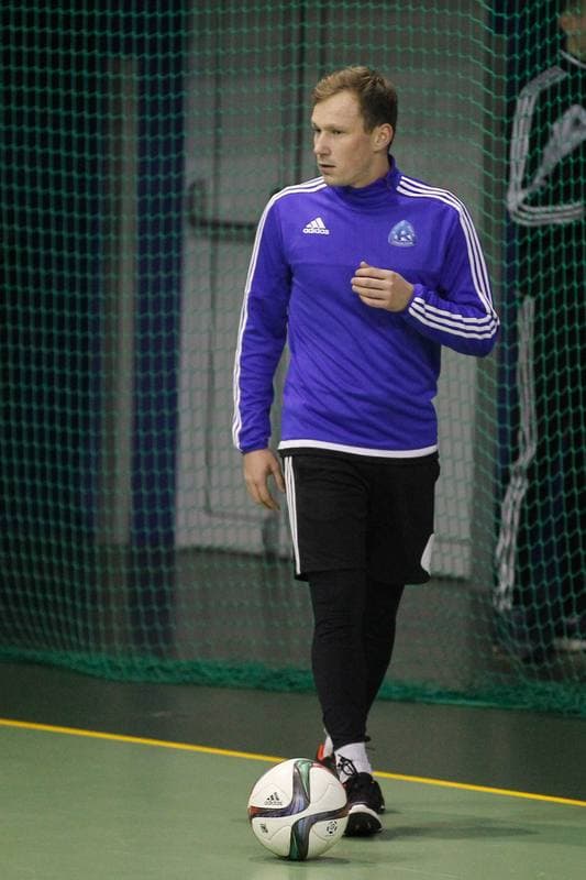 Football. Ruch Chorzow. Training. 07.01.2016