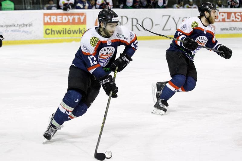 Ice Hockey. Polska Hokej Liga. GKS Tychy - Ciarko STS Sanok. 15.01.2016