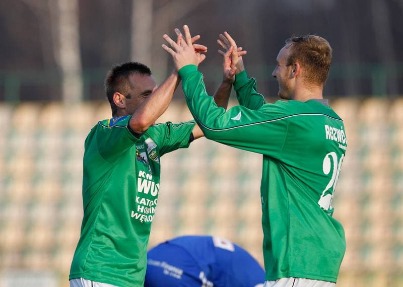 Football. II Liga Opolsko Slaska. Rozwoj Katowice - Nadwislana Gora. 15.11.2014