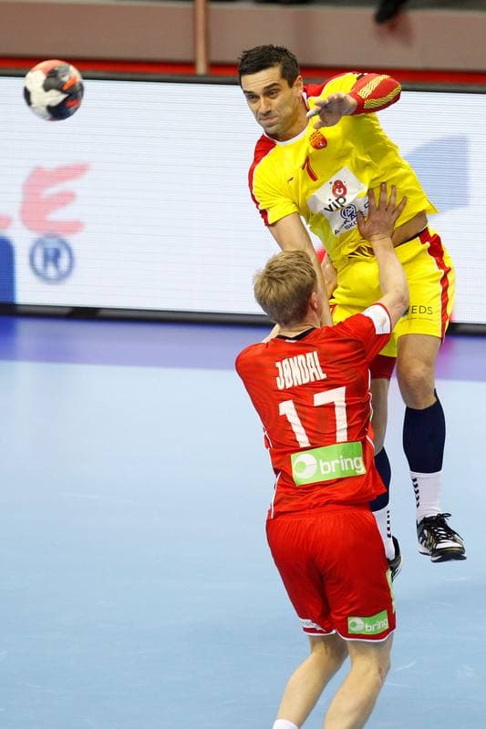 Handball. EHF Euro 2016. FYR Macedonia - Norway. 25.01.2016