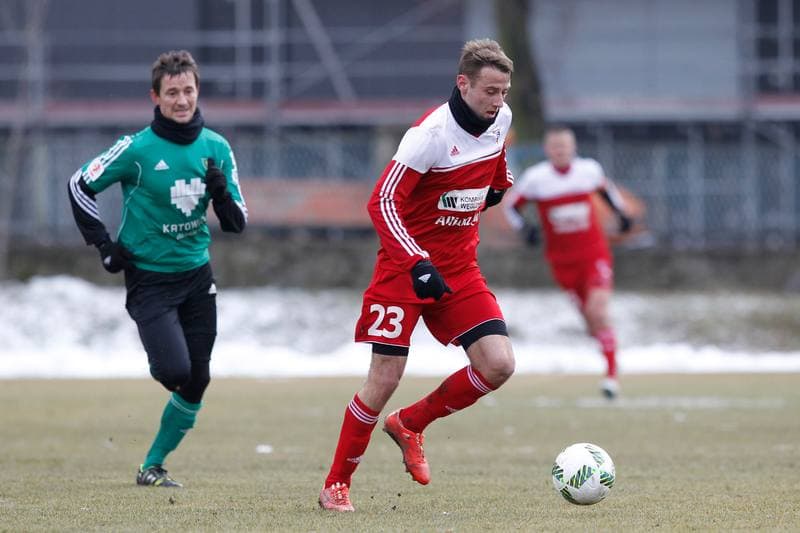 Football. Sparing. Gornik Zabrze - GKS Katowice. 05.02.2016