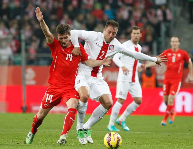 Football. International Friendly. Poland - Switzerland. 18.11.2014