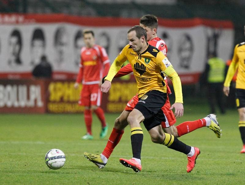 Football. I Liga. Widzew Lodz - GKS Katowice. 22.11.2014