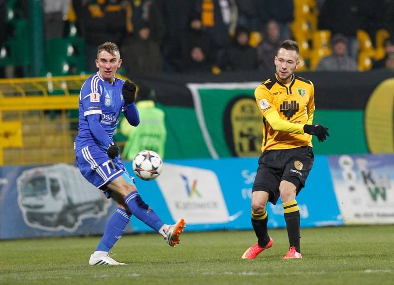 Football. I Liga. GKS Katowice - Miedz Legnica. 29.11.2014