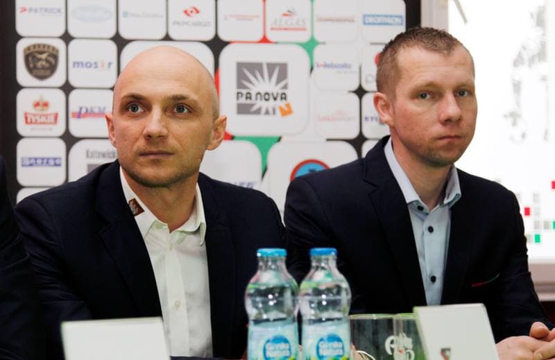 Football. Zaglebie Sosnowiec. Press Conference. 02.03.2016