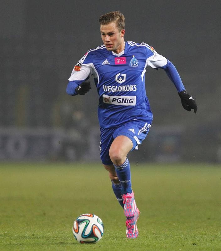 Football. T-Mobile Ekstraklasa. Ruch Chorzow - Podbeskidzie Bielsko Biala. 08.12.2014