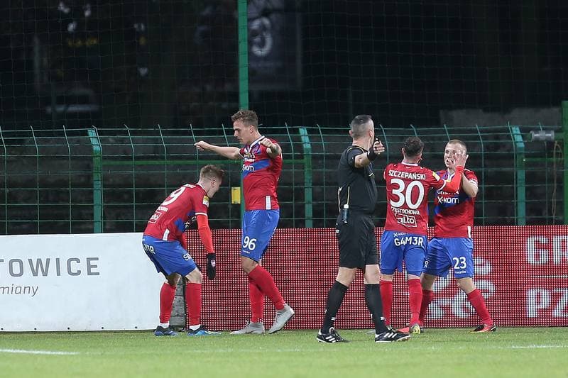 Football. Fortuna I Liga. GKS Katowice - Rakow Czestochowa. 09.03.2019