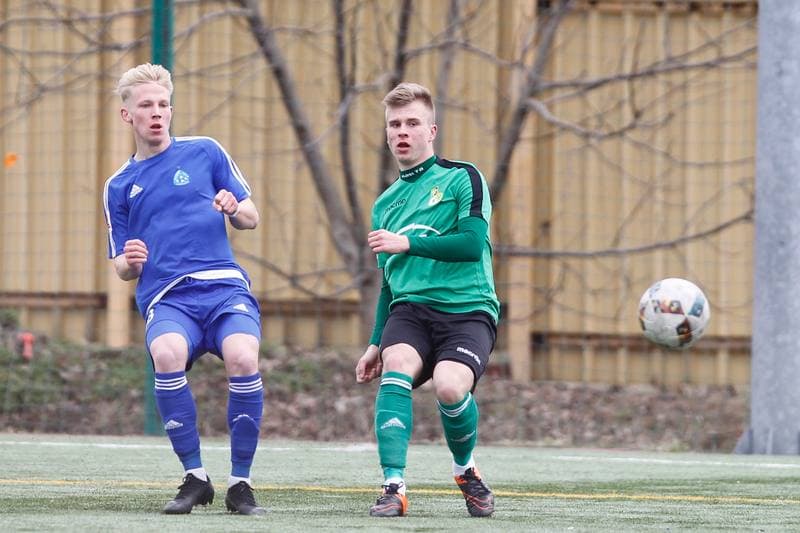 Football. Centralna Liga Juniorow. Ruch Chorzow - GKS Belchatow. 10.03.2019