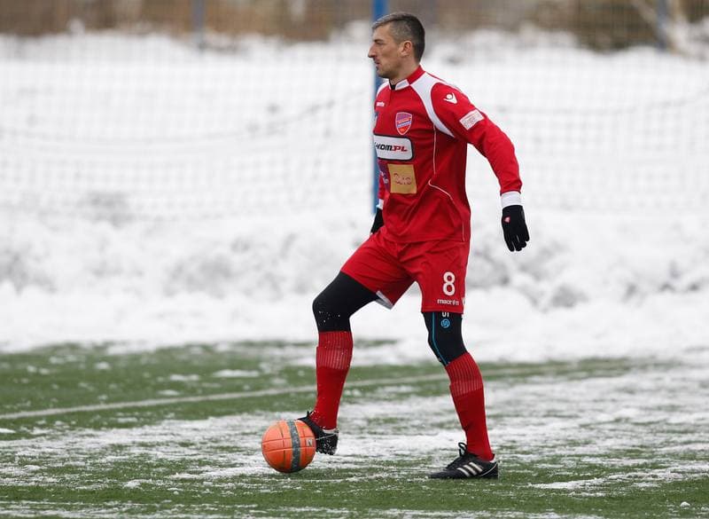 Football. Friendly Match. GKS Katowice - Rakow Czestochowa. 28.01.2015