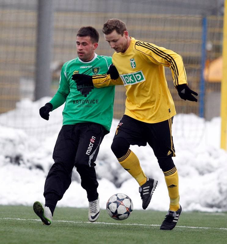 Football. Friendly Match. GKS Katowice - MFK Karvina. 06.02.2015
