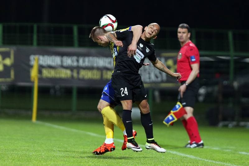 Football. I Liga. Rozwoj Katowice - Arka Gdynia. 06.05.2016