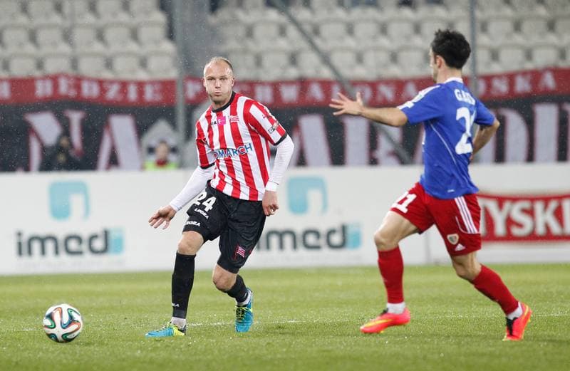 Football. T-Mobile Ekstraklasa. Cracovia Krakow - Piast Gliwice. 13.03.2015