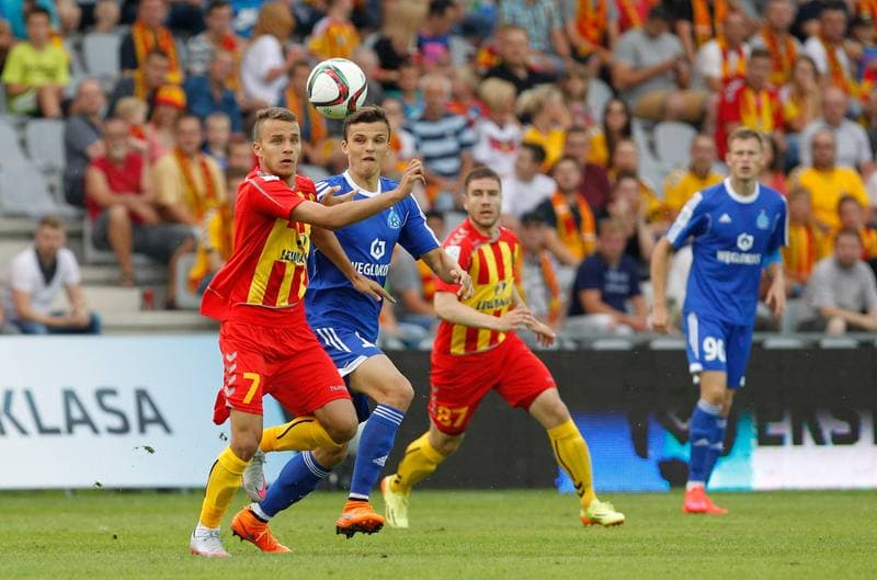 Football. T-Mobile Ekstraklasa. Korona Kielce - Ruch Chorzow. 17.04.2015