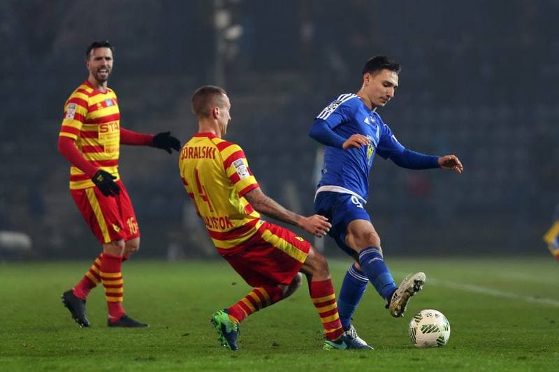 Football. Lotto Ekstraklasa. Ruch Chorzow - Jagiellonia Bialystok. 26.11.2016