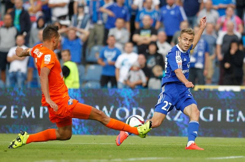 Football. PKO BP Ekstraklasa. Ruch Chorzow - Termalica Bruk-Bet Nieciecza. 22.08.2015