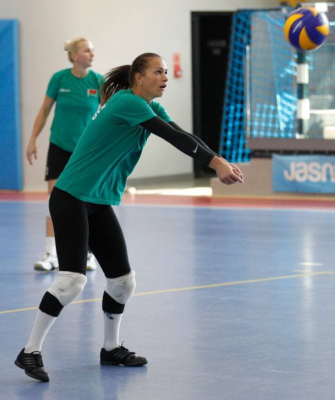 Volleyball. Belarus. Training. 01.09.2015