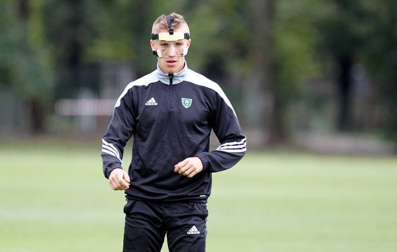 Football. GKS Katowice. Training. 15.01.2015