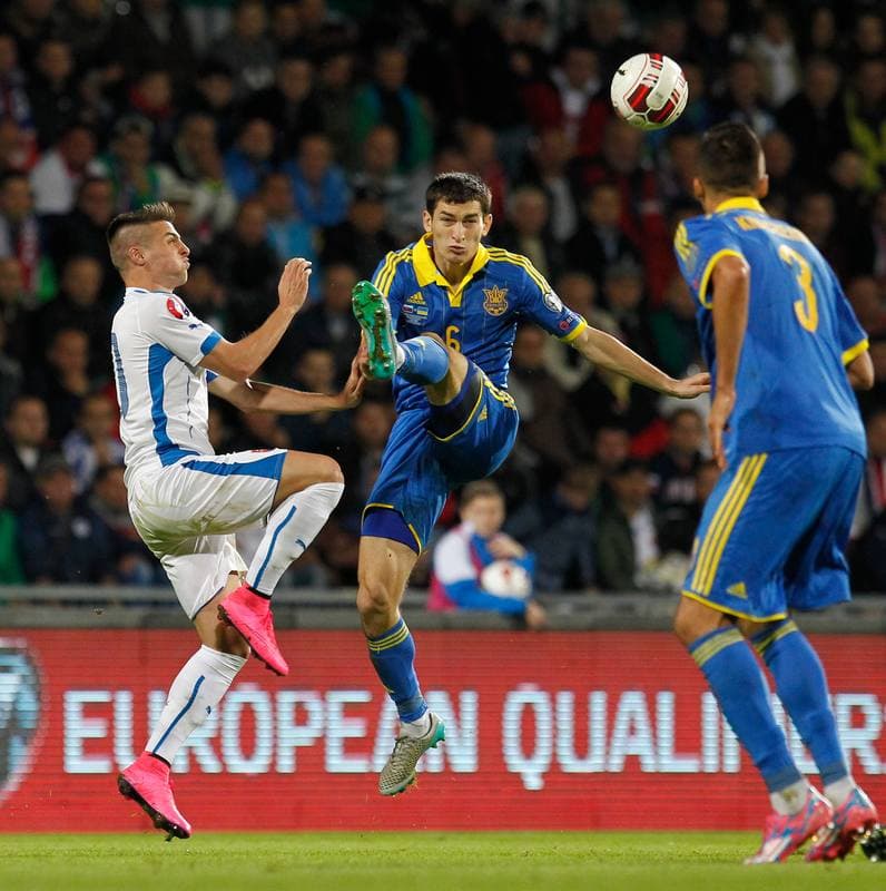 Football. UEFA Euro Qualifiers. Slovakia - Ukraine. 08.09.2015