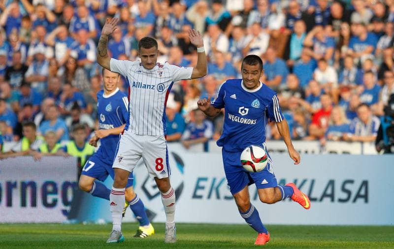 Football. T-Mobile Ekstraklasa. Ruch Chorzow - Gornik Zabrze. 04.10.2014