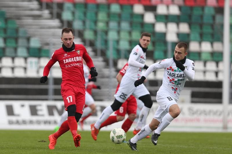 Football. Zaglebie Sosnowiec. Internal Game. 18.02.2017