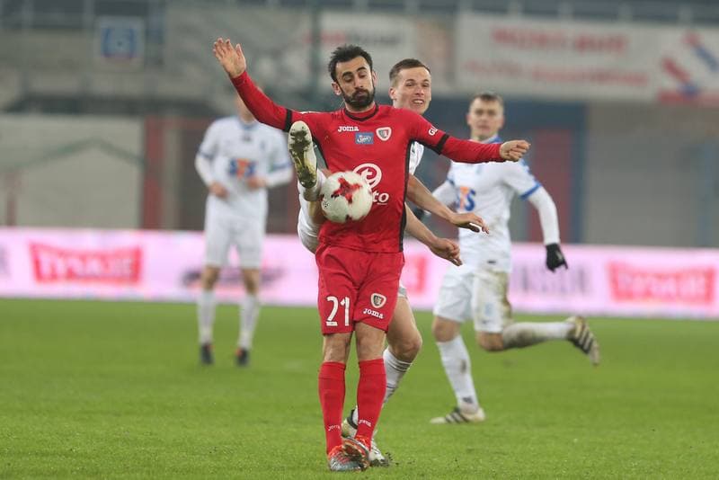 Football. Lotto Ekstraklasa. Piast Gliwice - Lech Poznan. 18.02.2017