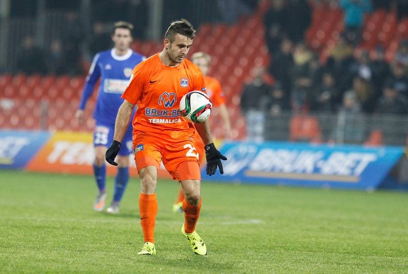Football. PKO BP Ekstraklasa. Termalica Bruk-Bet Nieciecza - Piast Gliwice. 20.11.2015