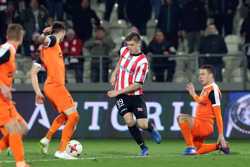 Football. Lotto Ekstraklasa. Cracovia Krakow - Zaglebie Lubin. 13.03.2017